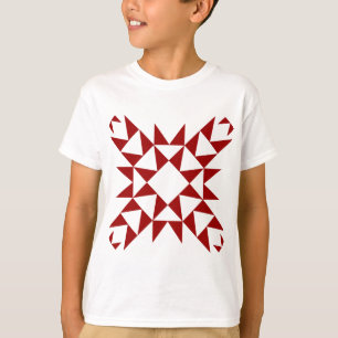 Camiseta Decorativo 01 - Rojo de rubí