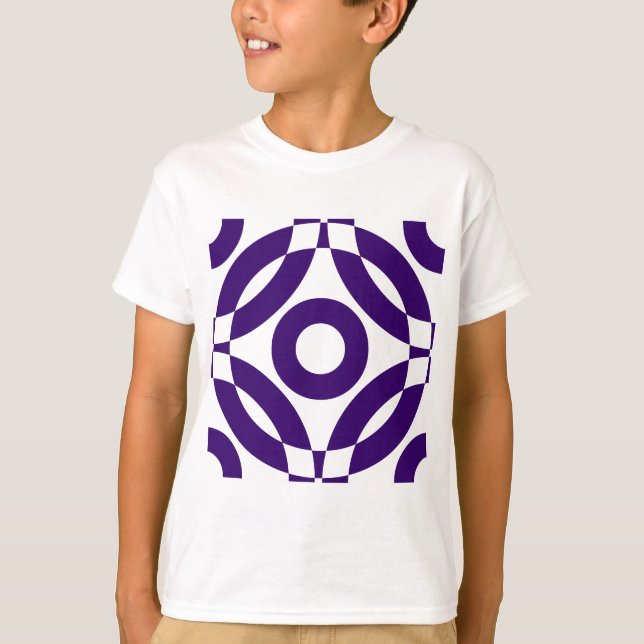 Camiseta Decorativo 02 - Púrpura Profundo (Anverso)