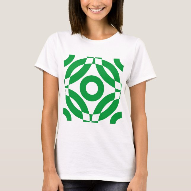 Camiseta Decorativo 02 - Verde de hierba (Anverso)
