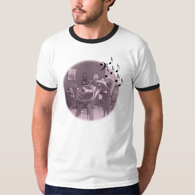 Camiseta decreto de la tuba en el salón (Anverso)