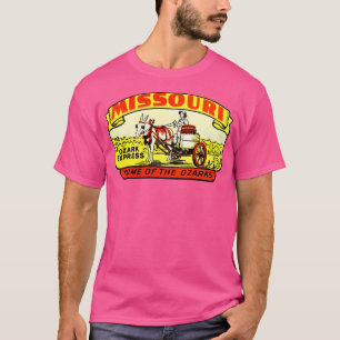 Camiseta Decretos de viaje de cosecha de ozarks de Misuri