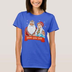 Camiseta Ded Moroz y Snow Maiden