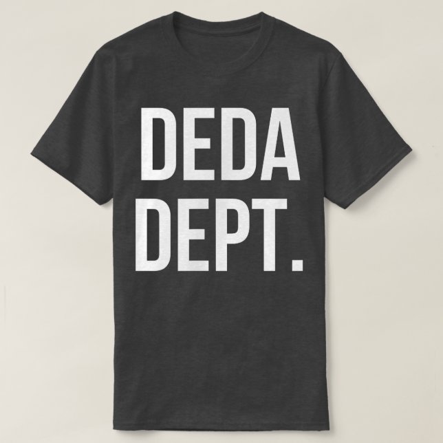 Camiseta Deda Dept  (Diseño del anverso)