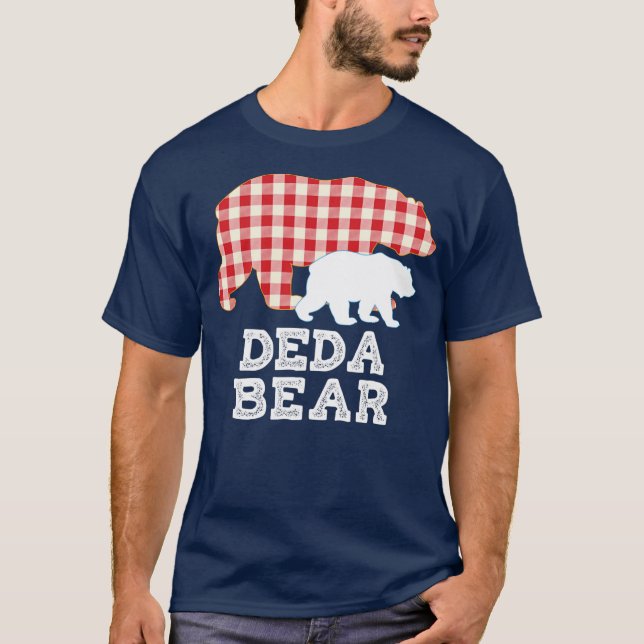 Camiseta Deda Planteó El Gran Oso Papá Abuelo Día Del Padre (Anverso)