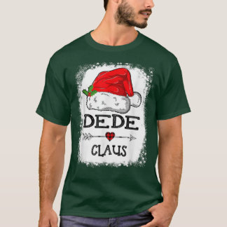 Camiseta Dede Claus Christmas Light Pajama Family Matching