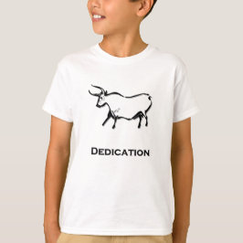 Camiseta Dedicación de toro negra