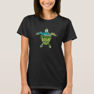 Camiseta Dedicada a la tortuga marina azul de la enfermera 
