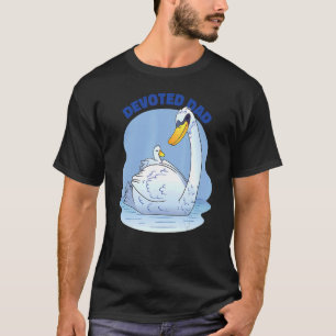 Camiseta Dedicado papá Swan feliz día del padre