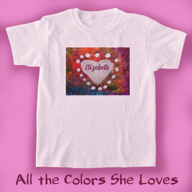 Camiseta Dedo cardíaco pintado (Subido por el creador)