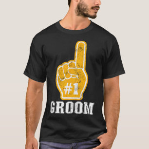 Camiseta Dedo de espuma naranja para despedida de soltero N