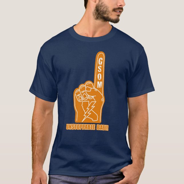 Camiseta Dedo de la espuma de GSoM (Anverso)