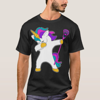 Camiseta Dedo de Lacrosse Lax dabbing Unicorn Gift Fan