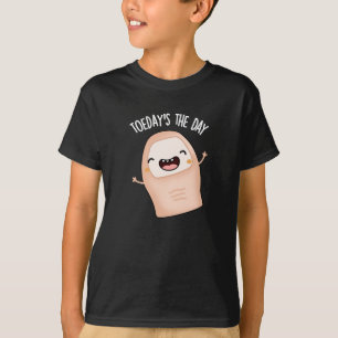 Camiseta Dedo del pie-dia Es El Día Chiste Divertido Dedo d