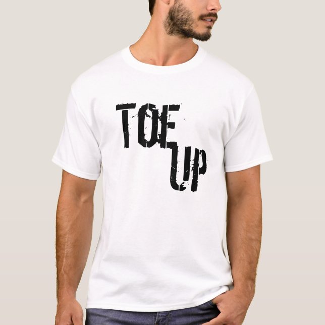Camiseta Dedo del pie para arriba (Anverso)