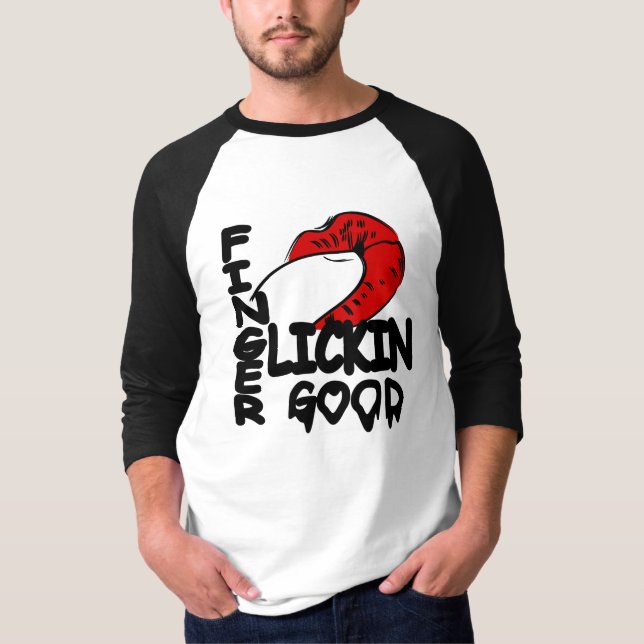 Camiseta Dedo Lickin bueno (Anverso)