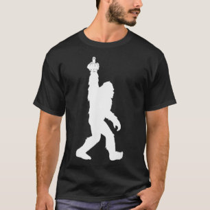 Camiseta Dedo medio divertido de pie grande para el colecti