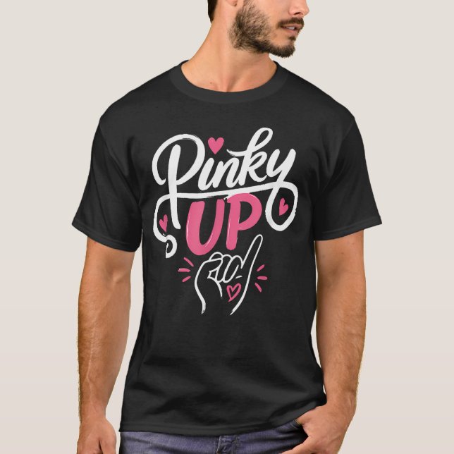 Camiseta Dedo Meñique Arriba (Anverso)