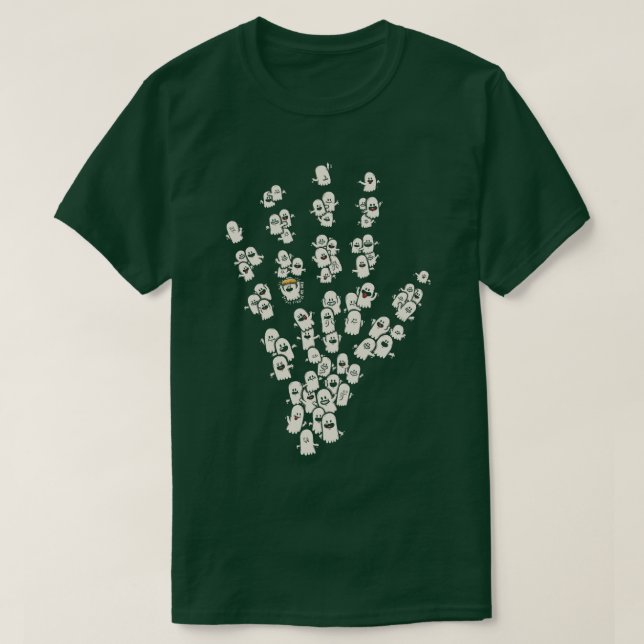Camiseta Dedos espirituales (Diseño del anverso)