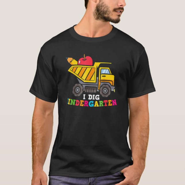 Camiseta Deduzco Camión De Vapor A La Escuela Para Niños (Anverso)