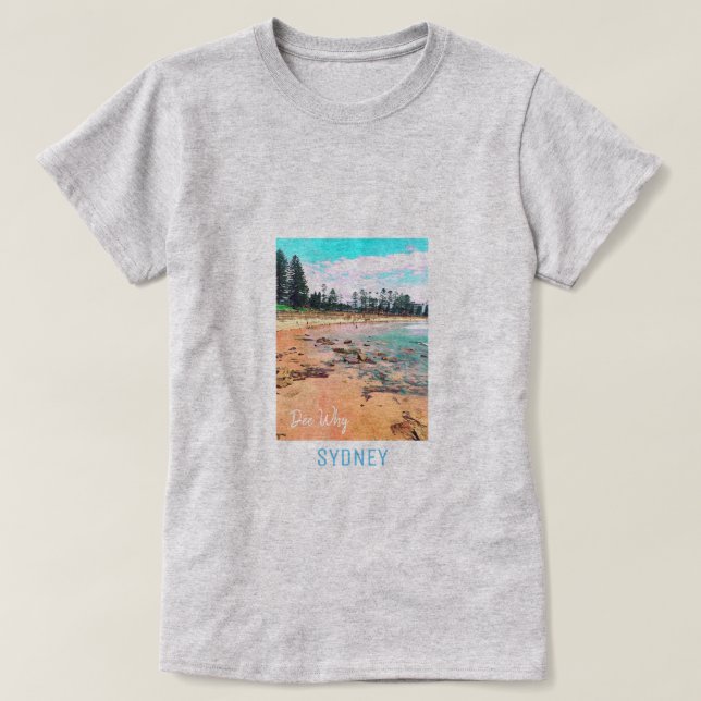 Camiseta Dee Why Sydney Beach Australia travel (Diseño del anverso)