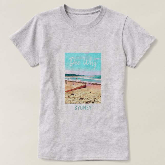 Camiseta Dee Why Sydney Beach Australia travel (Diseño del anverso)