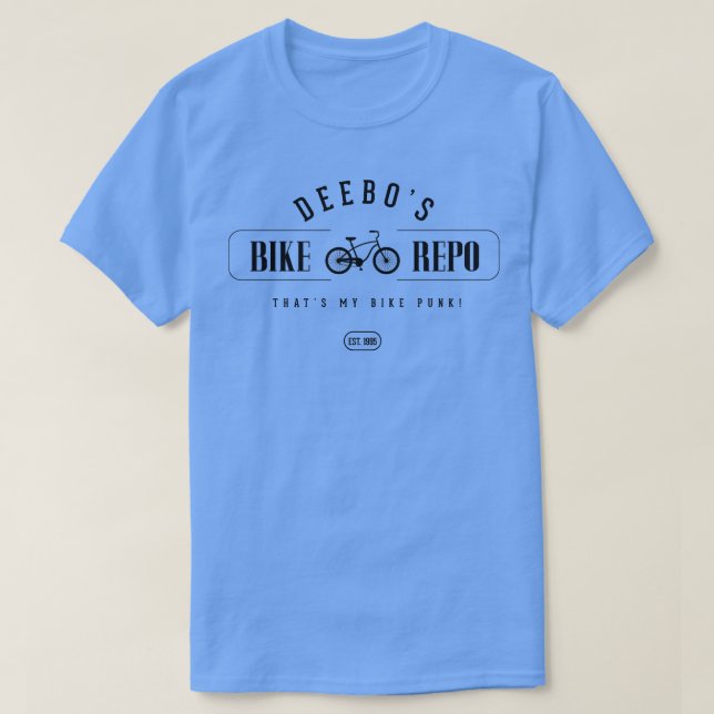 Camiseta Deebos Bike Repo Est 1995 (Diseño del anverso)