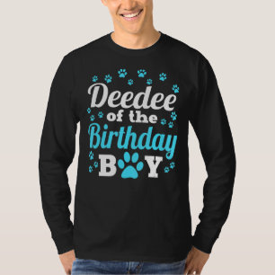 Camiseta Deedee Del Niño De Cumpleaños Perro Paw Fiesta Cel