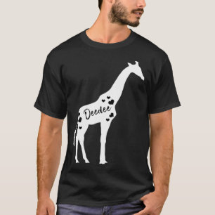 Camiseta Deedee Giraffe Abuelos Día Safari Zoo Lover G