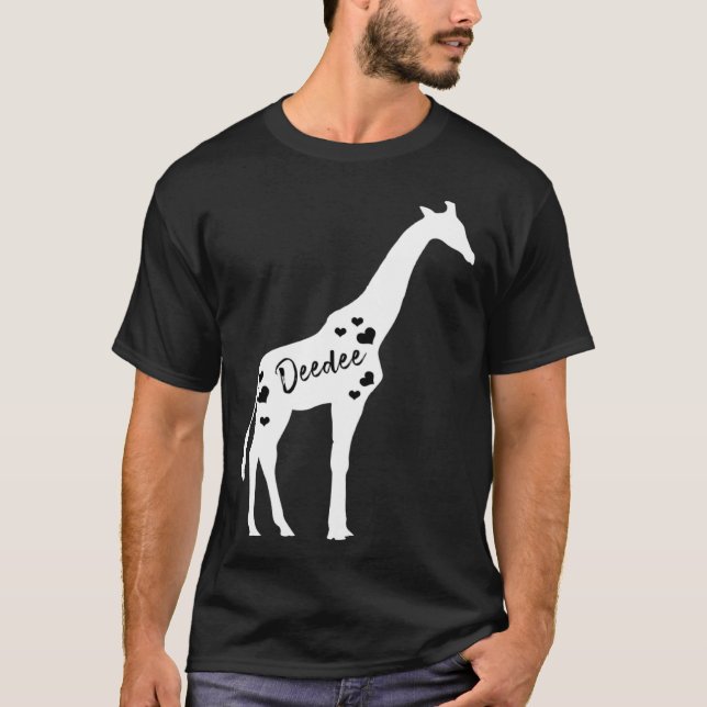 Camiseta Deedee Giraffe Abuelos Día Safari Zoo Lover G (Anverso)