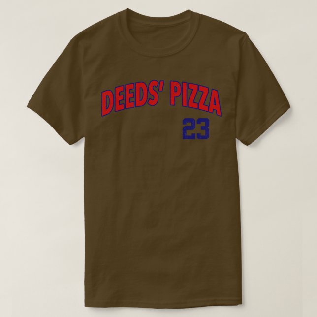 Camiseta Deeds Pizza (Diseño del anverso)