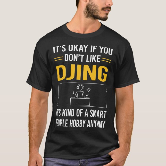 Camiseta Deejay del disco Jockey Dockey DJ de Smart People  (Anverso)