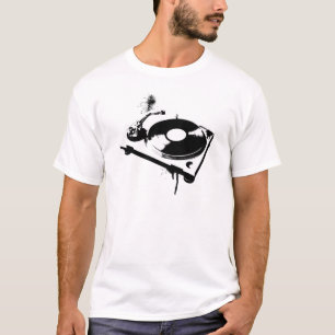 Camiseta Deejay DJ Turntable T-Shirt   Regalos musicales de
