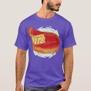 Camiseta Deep Dish Pizza Food Eat Tasty 