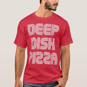 Camiseta Deep Dish Pizza Vintage Retro 70s 80s Gracioso 