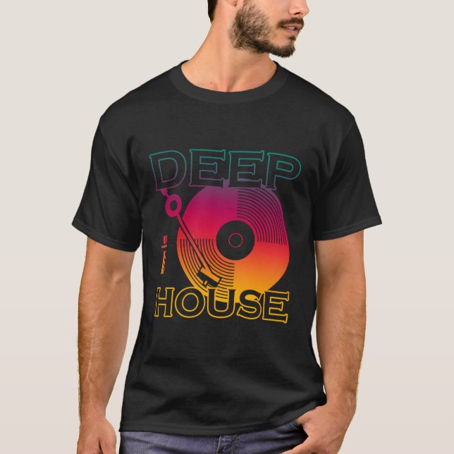 Camiseta Deep House Music (Anverso)