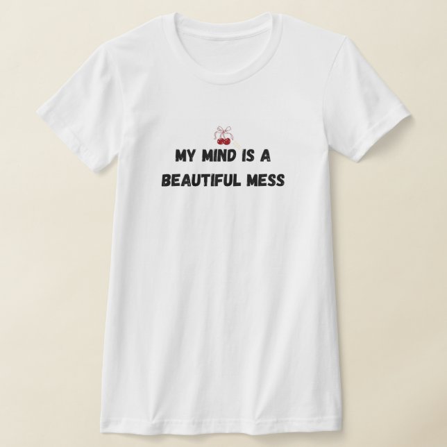 Camiseta Deep Quote T‑Shirt for Women – Minimal Typography  (Distribución)