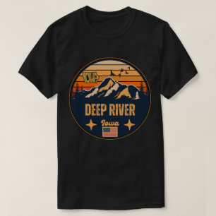 Camiseta Deep River, Iowa, Estados Unidos