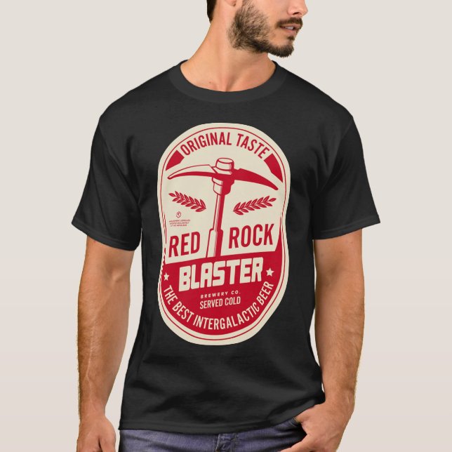 Camiseta Deep Rock Galactic Red Rock Blaster Essential T-Sh (Anverso)