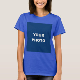 Camiseta Deep Royal Blue Añade tu imagen Foto Logo
