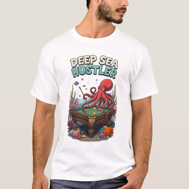 Camiseta Deep Sea Pool Hustler (Anverso)