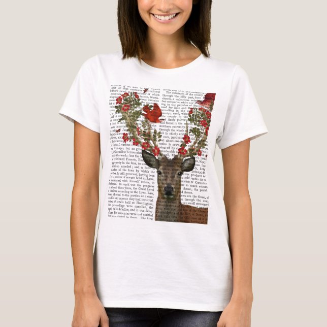 Camiseta Deer and Love Birds 2 (Anverso)