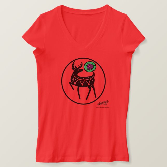 Camiseta Deer and Peyote Tee (Anverso del diseño)