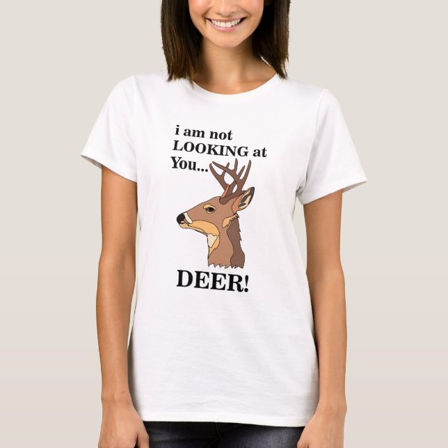 Camiseta Deer Antler Funny (Anverso)