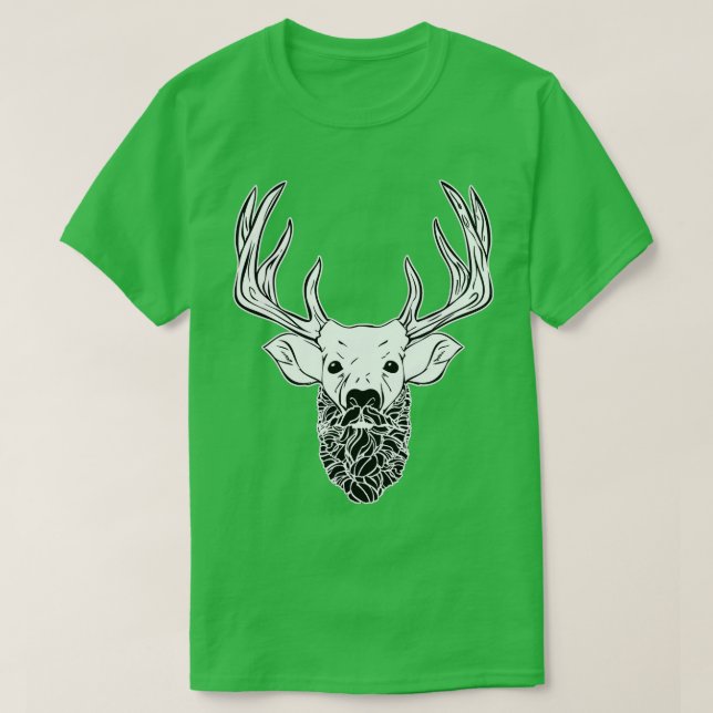 Camiseta Deer Beard (Diseño del anverso)