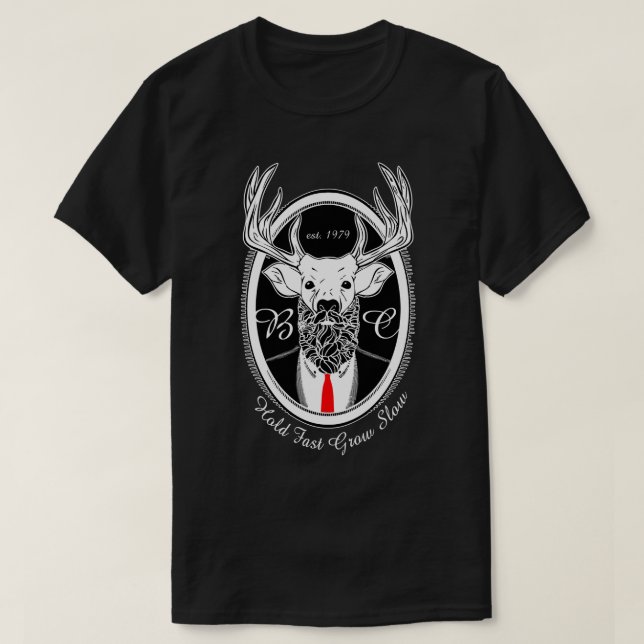 Camiseta Deer Beard Suit WHT (Diseño del anverso)