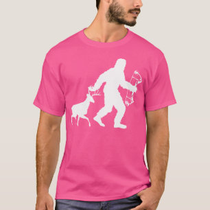 Camiseta Deer Bow Hunt Bigfoot Deer Hunter Crossbow Sasq