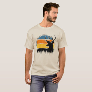 Camiseta Deer Buck Dejar Que La Naturaleza Sea Su Retro Doc