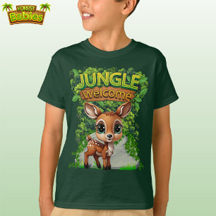 Camiseta Deer caprichoso y salvaje de la vida salvaje de lo