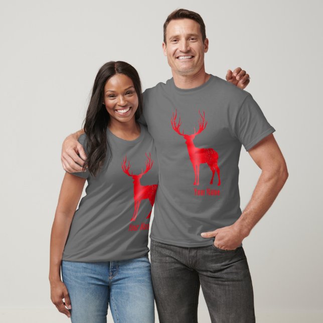 Camiseta Deer Chalet Antlers Retro Stag Antlers Vintage (Unisexo)
