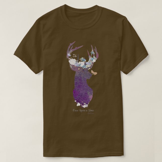 Camiseta Deer de cuento de hadas de una vez (Diseño del anverso)